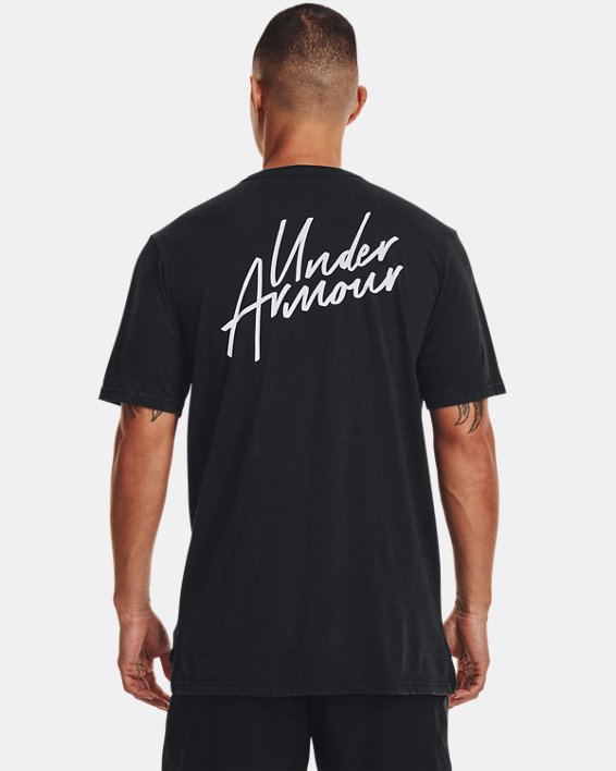 Men's UA Snow Wash T-Shirt, Black, pdpMainDesktop image number 1